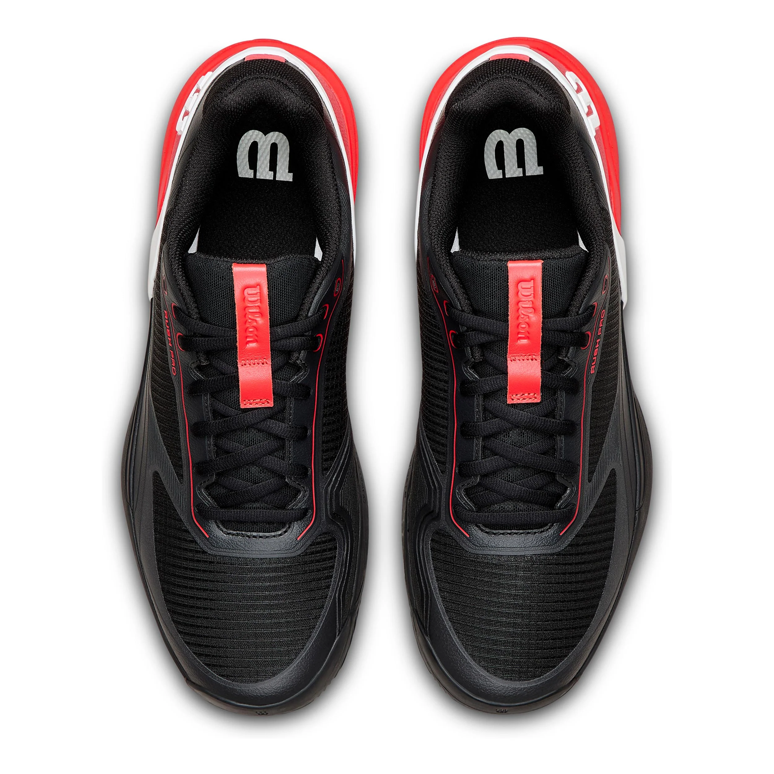 Rush Pro 5 buty do tenisa ziemnego Mężczyźni-czarny, neonowy czerwony - Image 3