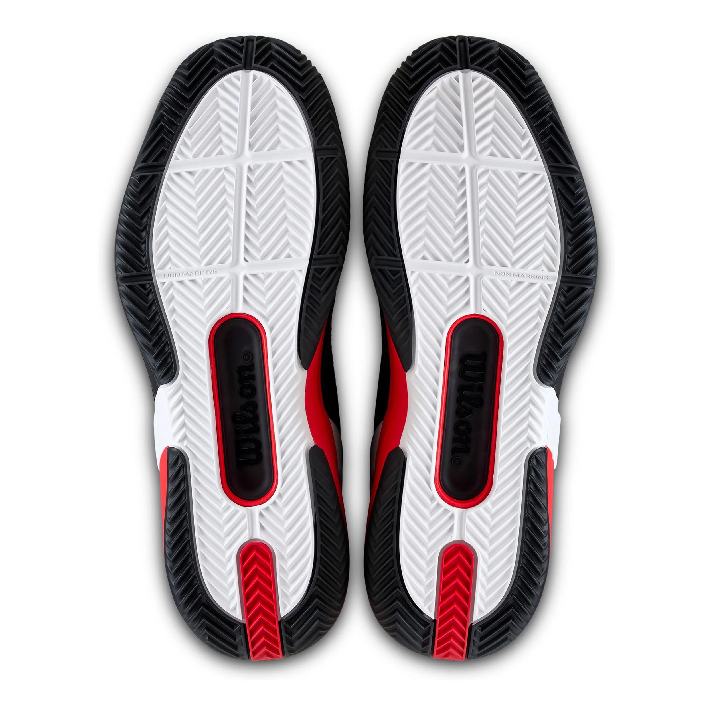 Rush Pro 5 buty do tenisa ziemnego Mężczyźni-czarny, neonowy czerwony - Image 4