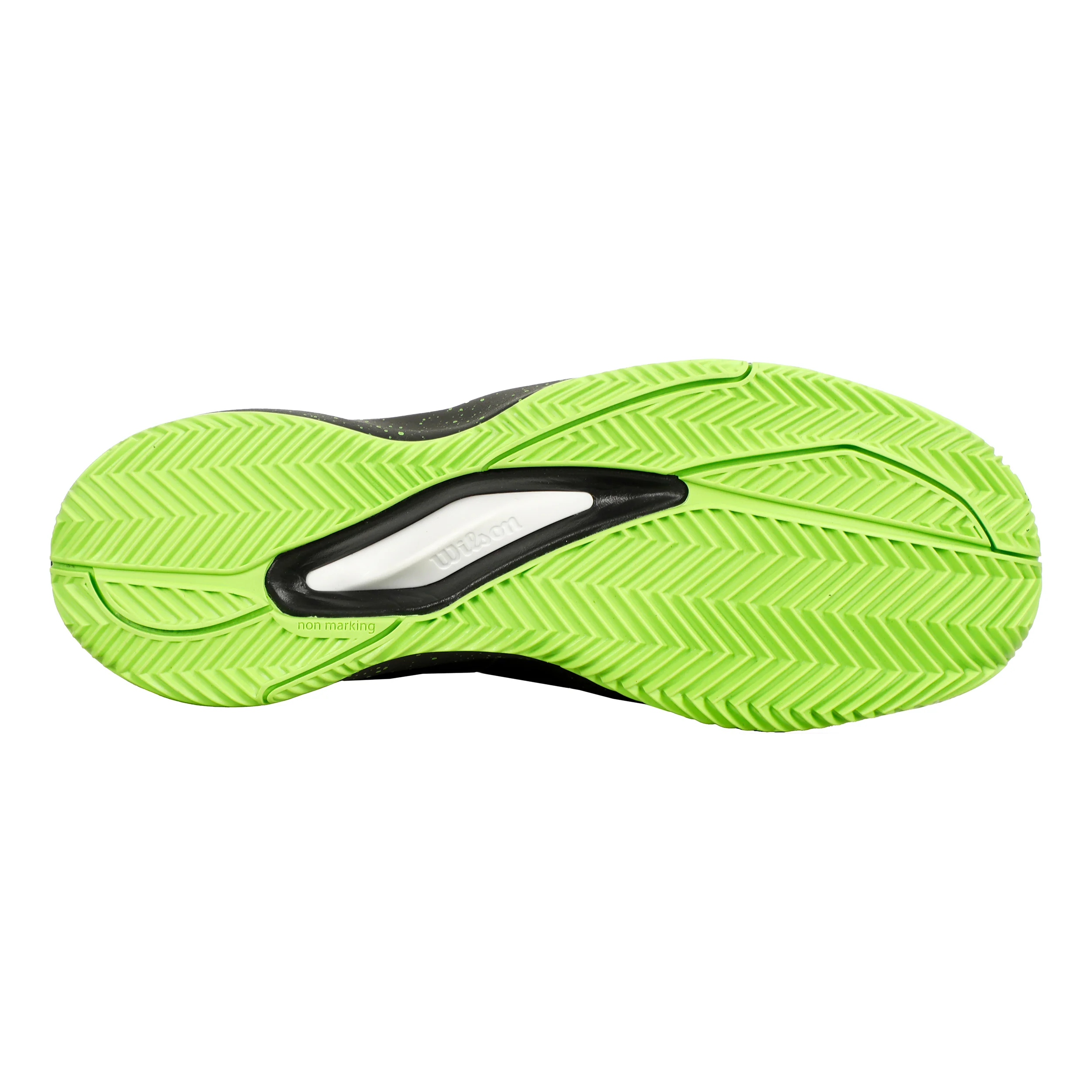 Rush Pro Ace Buty Do Tenisa Ziemnego Mężczyźni-Czarny,Neonowy Zielony - Image 4