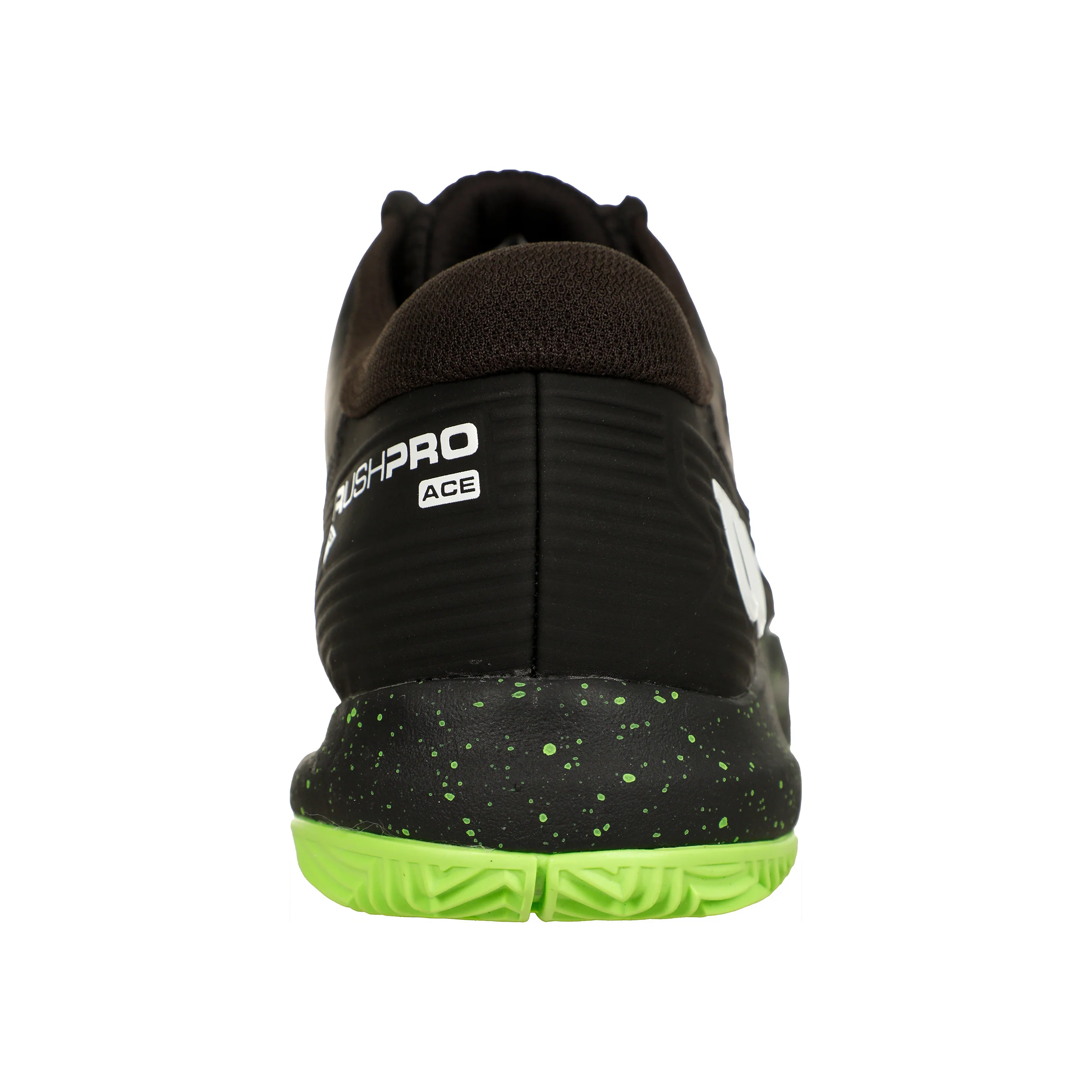 Rush Pro Ace Buty Do Tenisa Ziemnego Mężczyźni-Czarny,Neonowy Zielony - Image 5