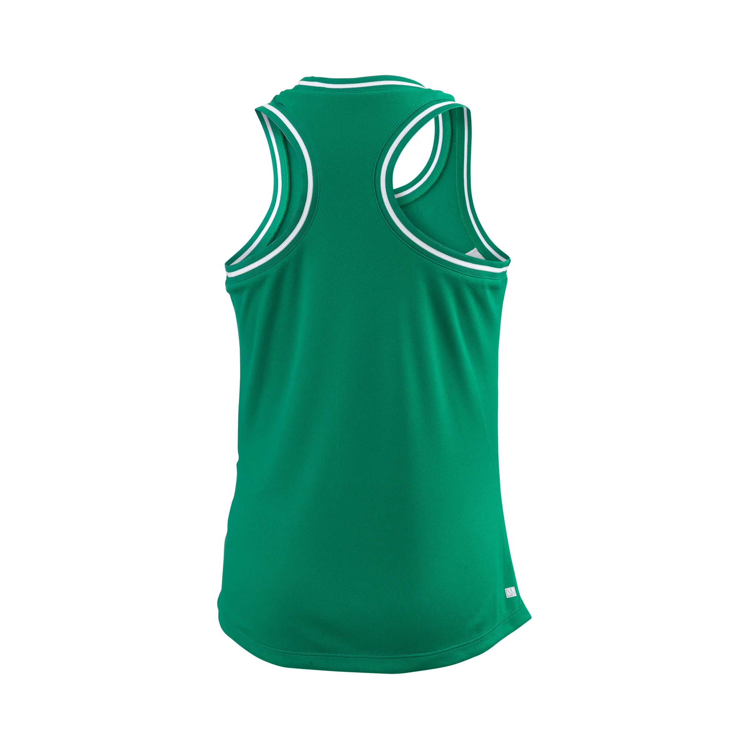 Team Tank Top Dziewczynki-Zieleń,Biały - Image 2