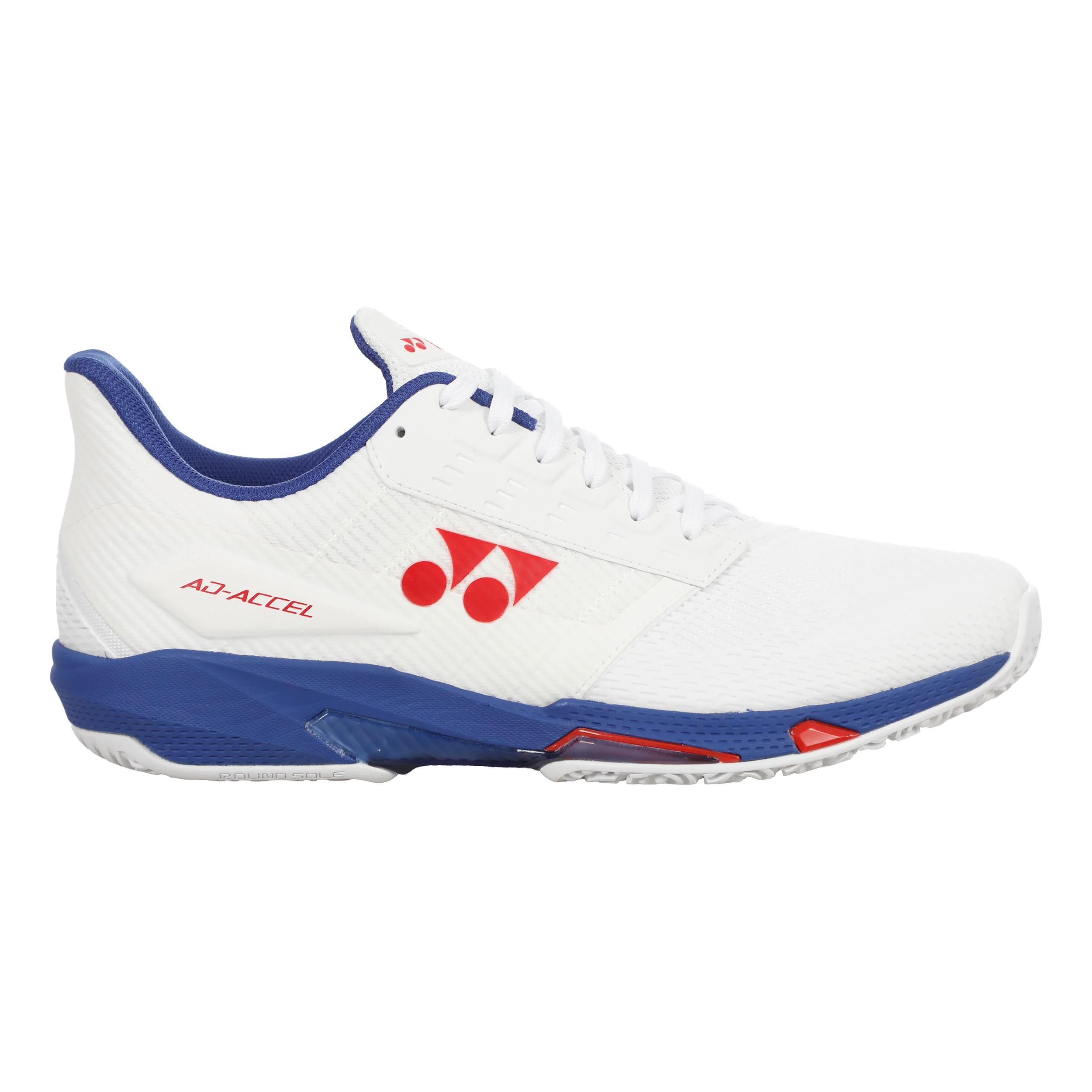 AD-Accel Wide CLY buty do tenisa ziemnego Mężczyźni-biały, liliowy