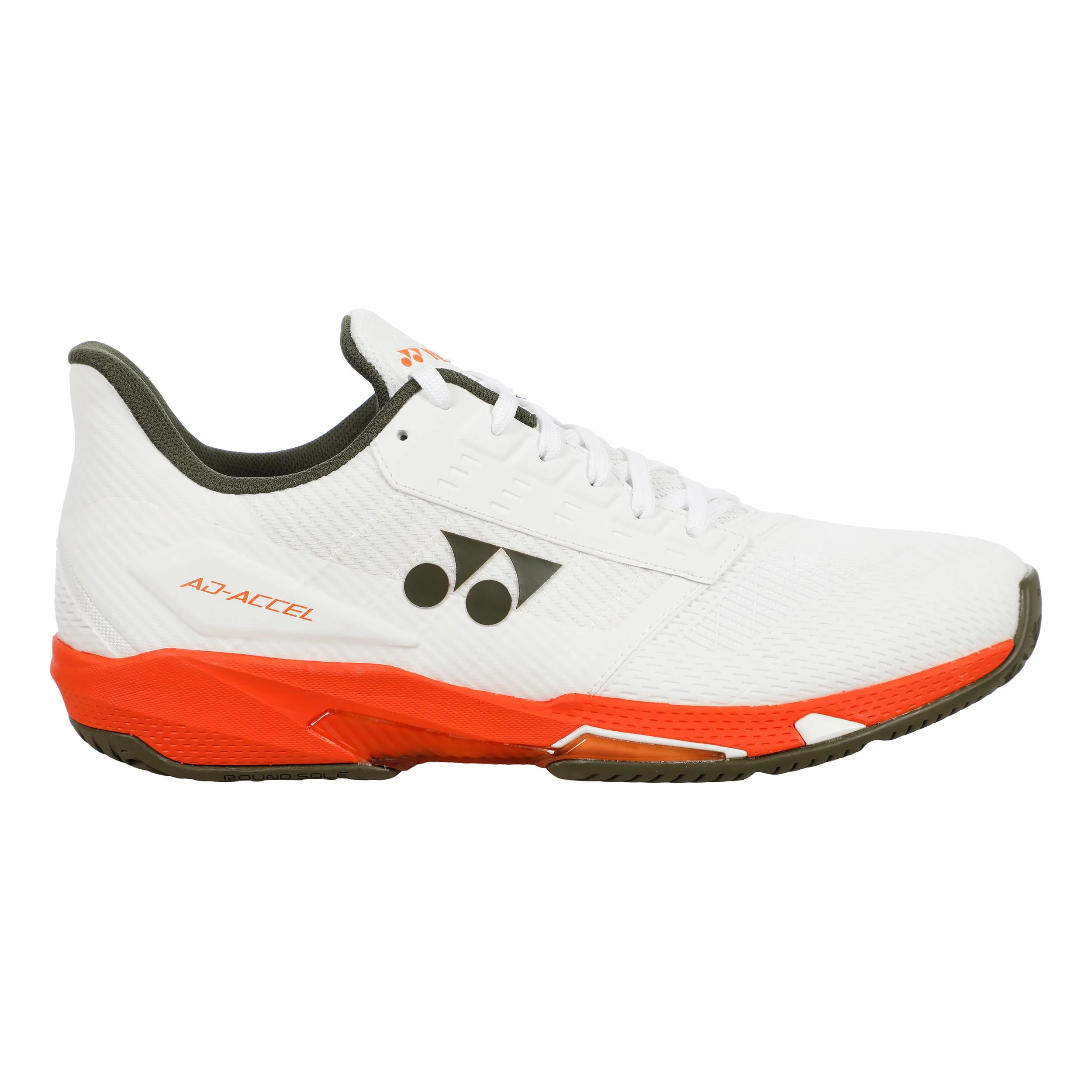 Power Cushion AD Accel buty do tenisa allcourt Kobiety - biały, pomarańczowy