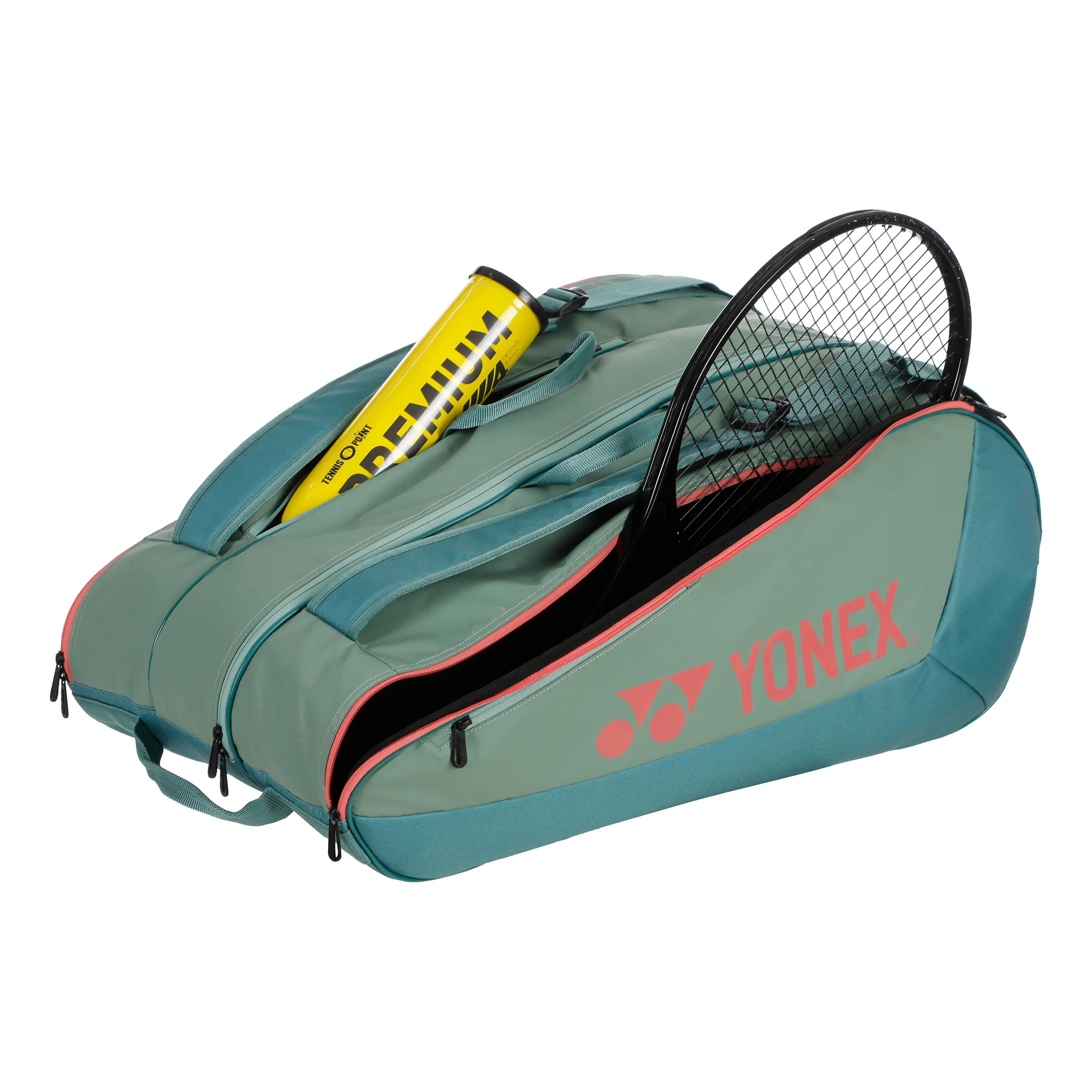 Team Racquet Bag Torba Na Rakiete 12s-Zieleń,Biały - Image 4